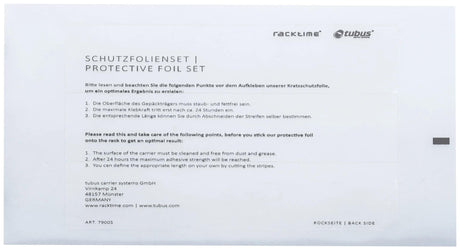Tubus Schutzfolie - Set