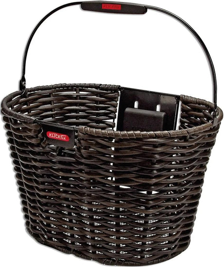 Klickfix Rixen Kaul Korb, vorne structura oval fr.Korb r k structura oval schwarz braun