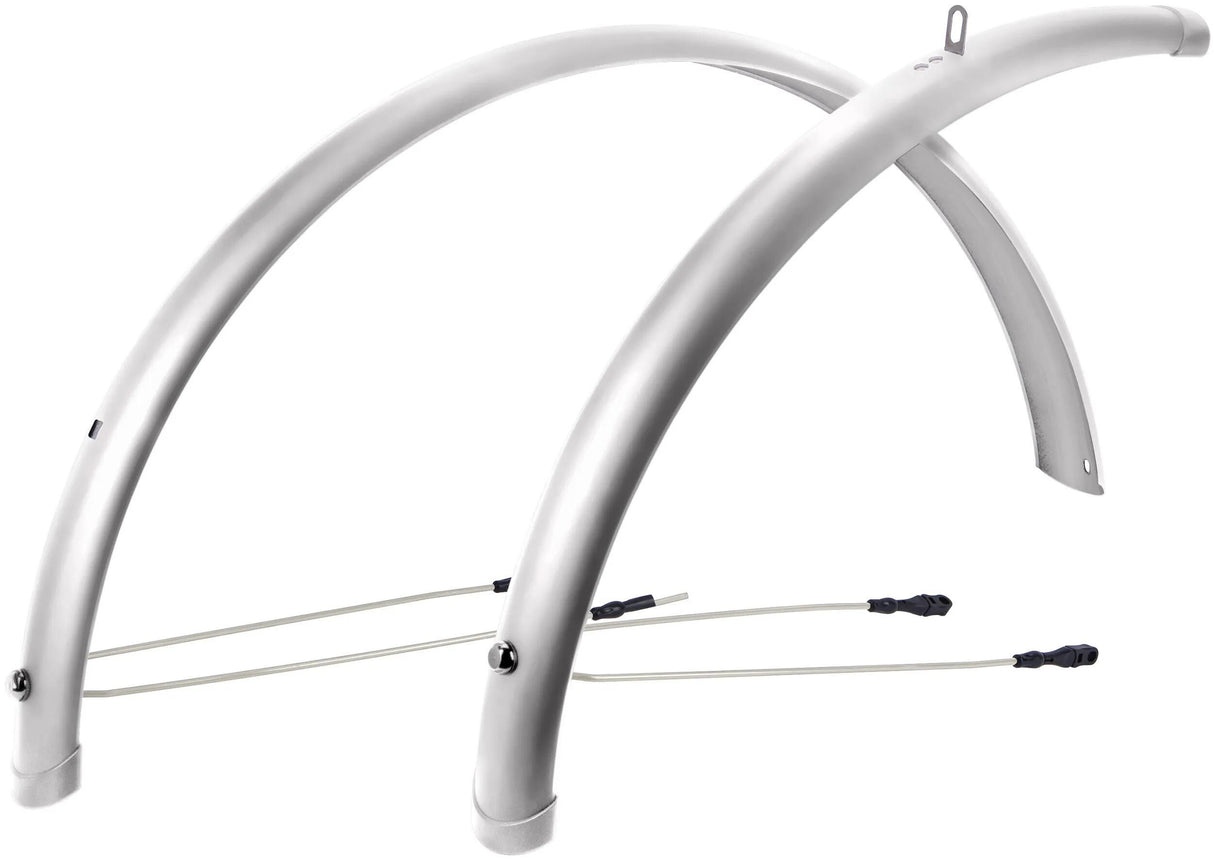 Contec Kotflügelset Spritzschutz CT Kotflügel Spritzschutz 20 54mm Silber glänzend