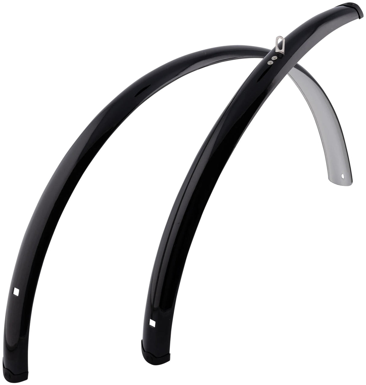 Contec Kotflügelset Spritzschutz CT Kotflügel Spritzschutz 28 45mm schwarz glänzend