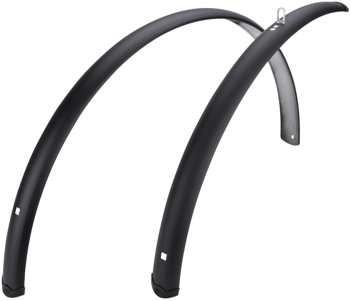 Contec Kotflügelset Spritzschutz CT Kotflügel Spritzschutz 28 48mm schwarz matt