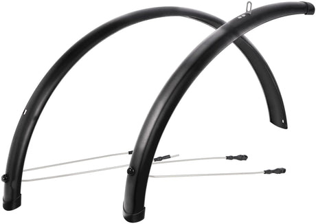 Contec Kotflügelset Spritzschutz CT Kotflügel Spritzschutz 28 54mm schwarz glänzend