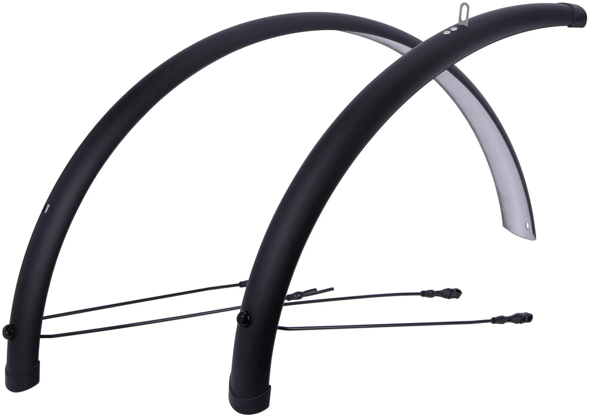 Contec Kotflügelset Spritzschutz CT Kotflügel Spritzschutz 28 54mm schwarz matt