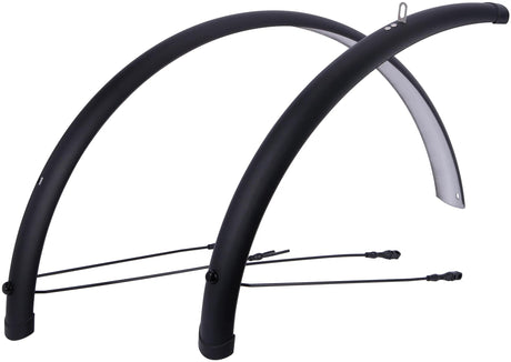 Contec Kotflügelset Spritzschutz CT Kotflügel Spritzschutz 28 58mm schwarz matt