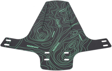 Contec Mud Flap Shield CT Spritzschutz Schild Linien: Schwarz Grün