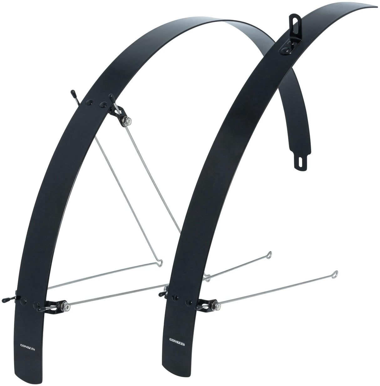 Contec Kotflügelset Flachkotflügel CT Kotflügelset Flachkotflügel 28 32mm Alu schwarz
