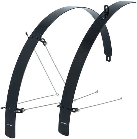 Contec Kotflügelset Flachkotflügel CT Kotflügelset Flachkotflügel 28 32mm Alu schwarz