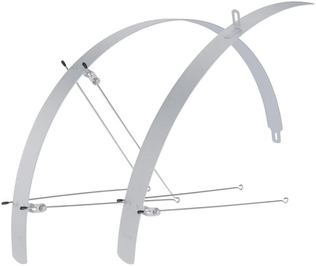 Contec Kotflügelset Flachkotflügel CT Kotflügelset Flachkotflügel 28 42mm Alu Silber