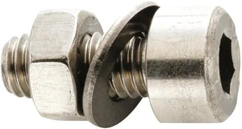 Befestigungsnippel mit Innensechskantschraube Edelstahl M5x12