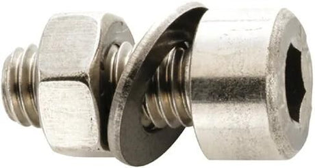 Befestigungsnippel mit Innensechskantschraube Edelstahl M5x12