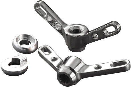 Brave Classic Flügelmutter Flügelmutter Hinterradpaar silber
