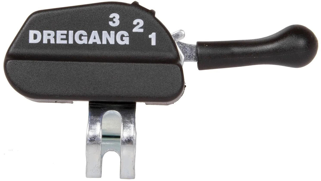 Messinggelagerter Daumenversteller, 3-Gang-Trigger-Messinghebel. 3-Gang-Schwarz