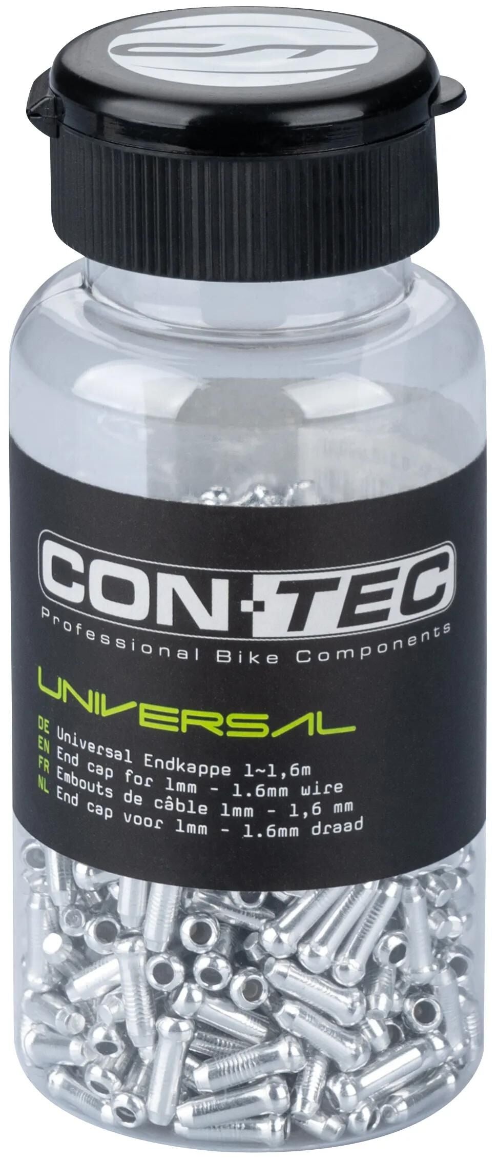 Contec Endkappe Stopshift CT Kabelabdeckung Stopshift 500 Stk. Pack. Silber