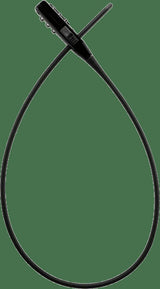 Trelock Zahlenkabelschloss Strap It Kabelbinder Klemme Strap It Schwarz
