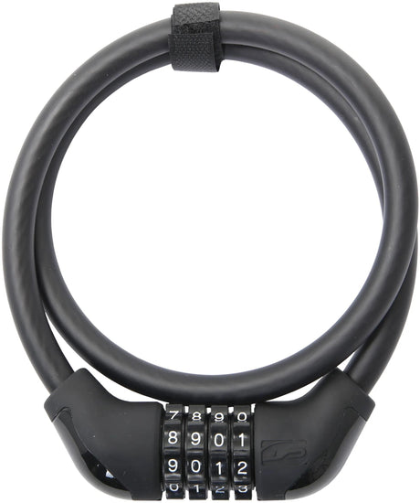 Contec Zahlenkabelschloss Powerloc ct comb.cab.lock Powerloc 12mm x 85cm schwarz