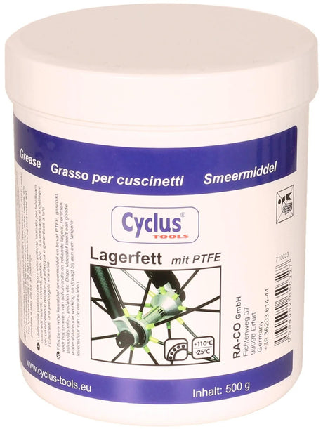 Cyclplus Fahrradlagerfett weißer Topf 500gr.
