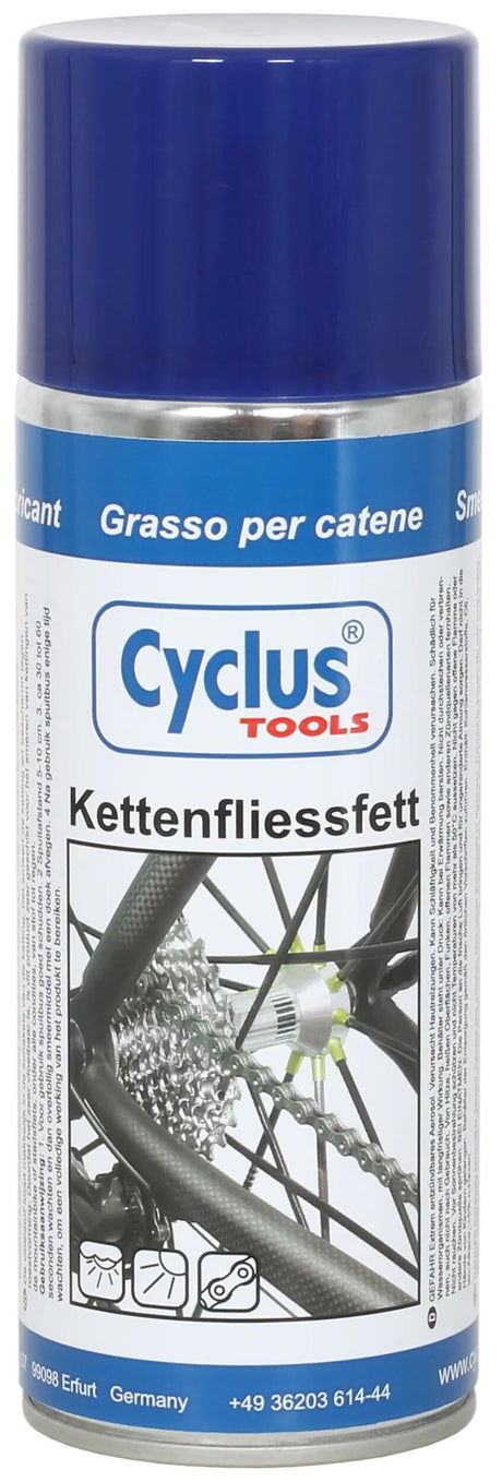 Cyclplus Fahrradkettenfett-Flüssigkeitsspraydose 400 ml