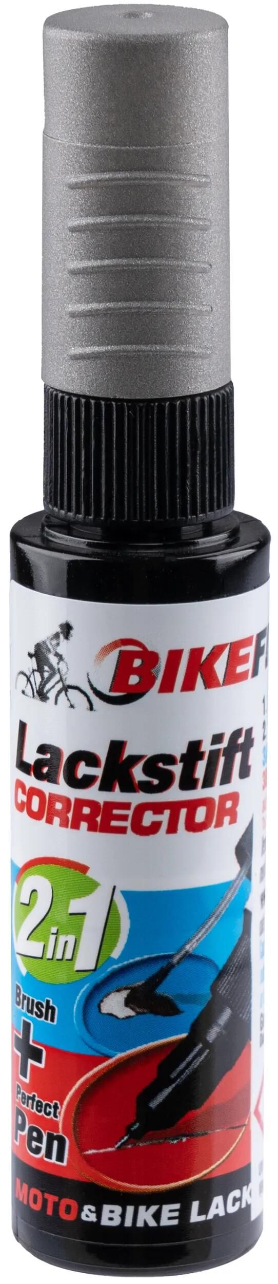 Fasi-Lack für lokale Reparaturen, Ausbesserungsstift, satiniertes Metall, grau, sil.matt