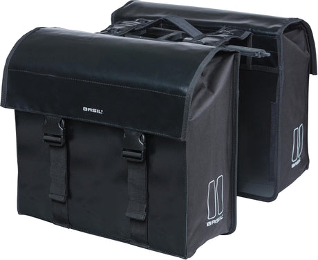 Basil Doppelte Fahrradtasche Urban Load Mik 48-53 Liter – Schwarz