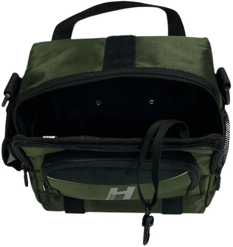 Haberland Lenkertaschen Flasche 6l grün schwarz
