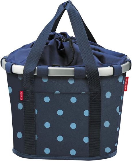 Klickfix Rixen Kaul Shopper Bag Bikebasket Shop.bag R K Bikebasket Mixed Dots Blau