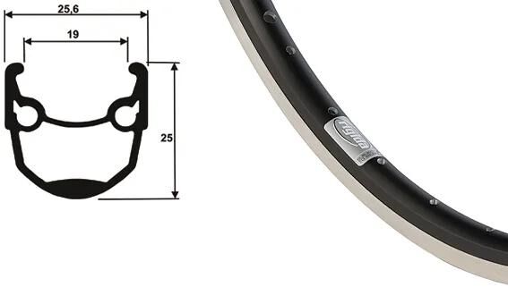 Contec Vorderrad Andra 10 + Shimano HB-QC400. V.Rad 28 2,00 1,80 b