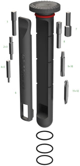 Contec Multifunktionswerkzeug Treasure Bar DLX CT Multitool Treasure Bar DLX 12 Funktionen