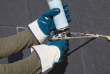 Keron-Handschuh blau NBR mit Kapuze