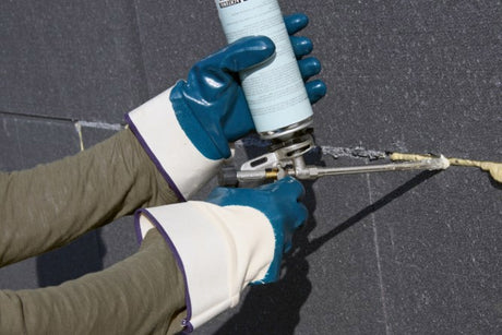 Keron Products Handschuh blau NBR mit Kapuze