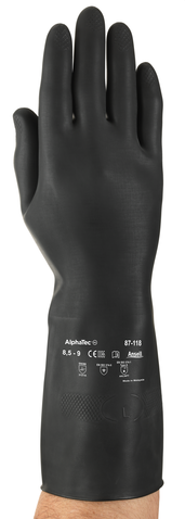 Ansell-Produkte Handschuh Alphatec 87 118 Naturkautschuk Größe M 7