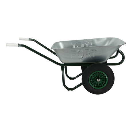 Fort Products Schubkarre 90l verzinkt 2 Räder 1