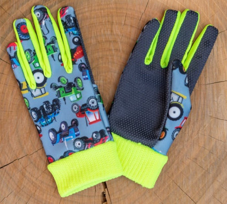 Keron Produkte Kinderhandschuh Joy 4 6 Jahre Traktormotiv