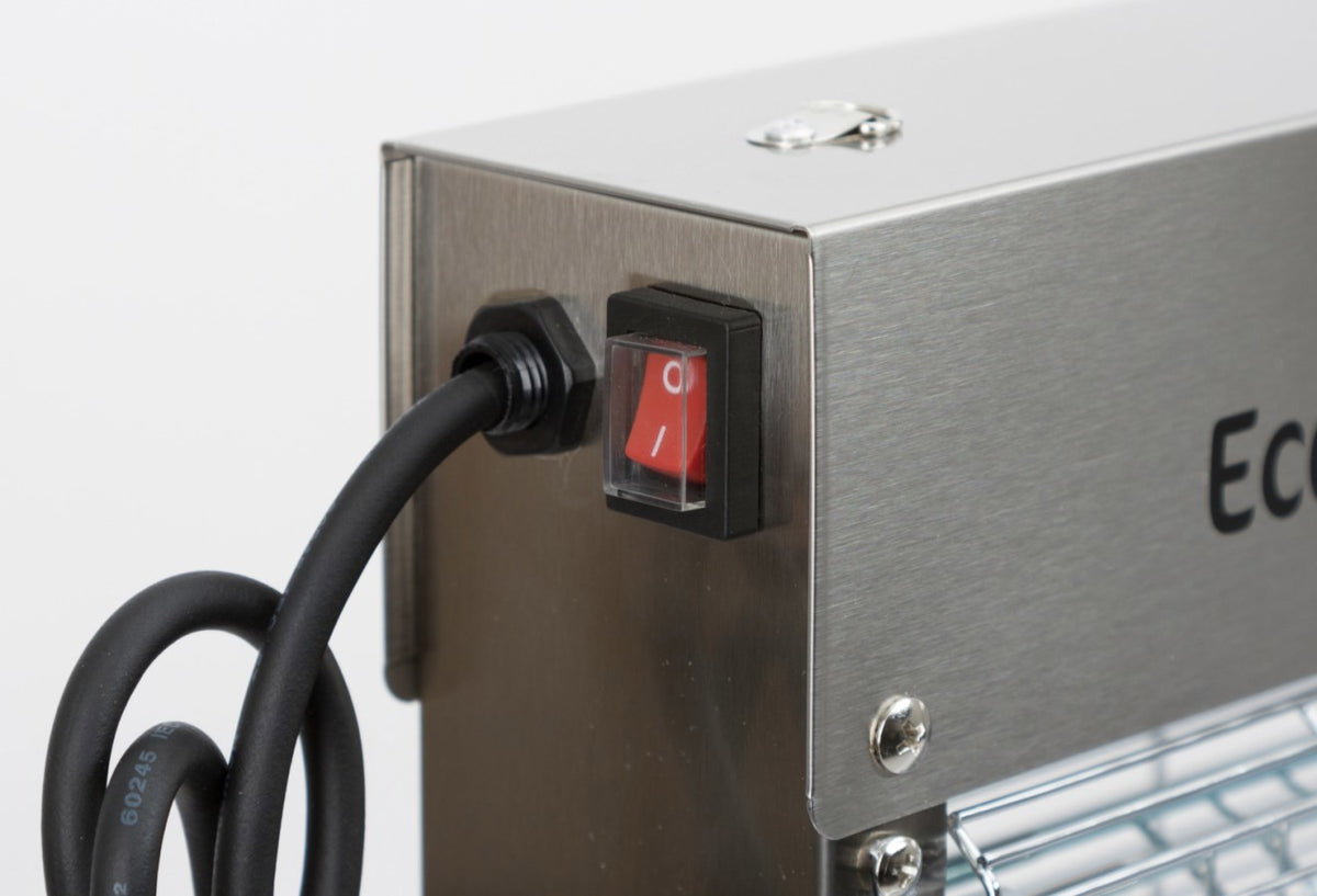 Ecokill Produkte elektrische Fliegenbox Edelstahl IPX4 2 x 15 W