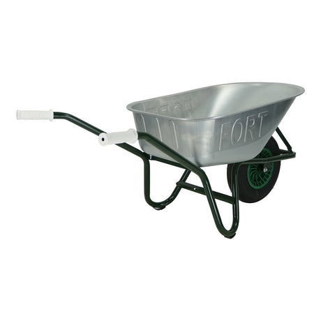Fort Products Schubkarre 80l verzinkter Behälter mit lackiertem Boden