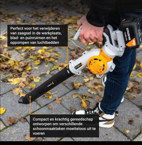 Batavia-Produkte Maxxpack 18-V-Batterie-Mehrfach-Laubbläsergehäuse