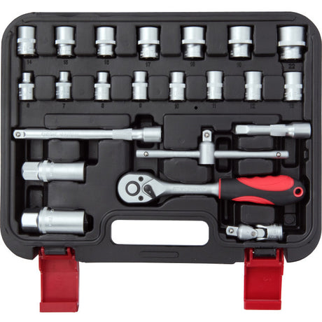 Connex Products Steckschlüsselsatz Profi 3 8 22-teilig