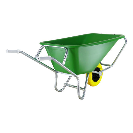 Fort Products Schubkarre F S 165l grüner HDPE-Behälter plus nie mehr Leck