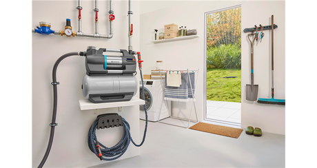 Gardena Druckpumpe 5600 Silentcomfort (grauer Edelstahl, Bluetooth)