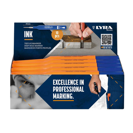 Lyra producten diepmarker merkstift blauw