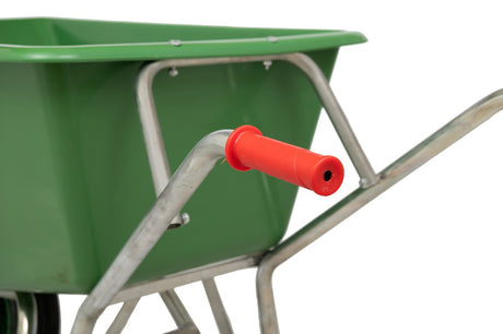 Mm producten kruiwagen 160liter poly verz onderstel ged 1 wiel 1