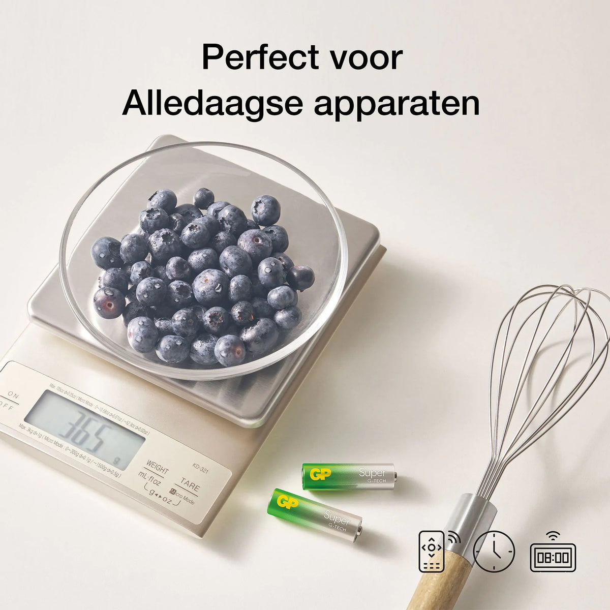 GP Super-Alkali-AA-Batterien, 4 Stück