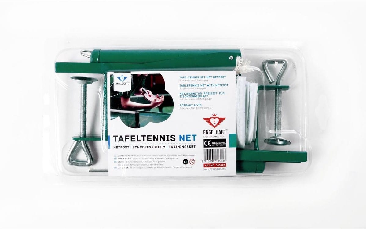 Engelhart Games Tischtennis-Netzpfosten-Kombination