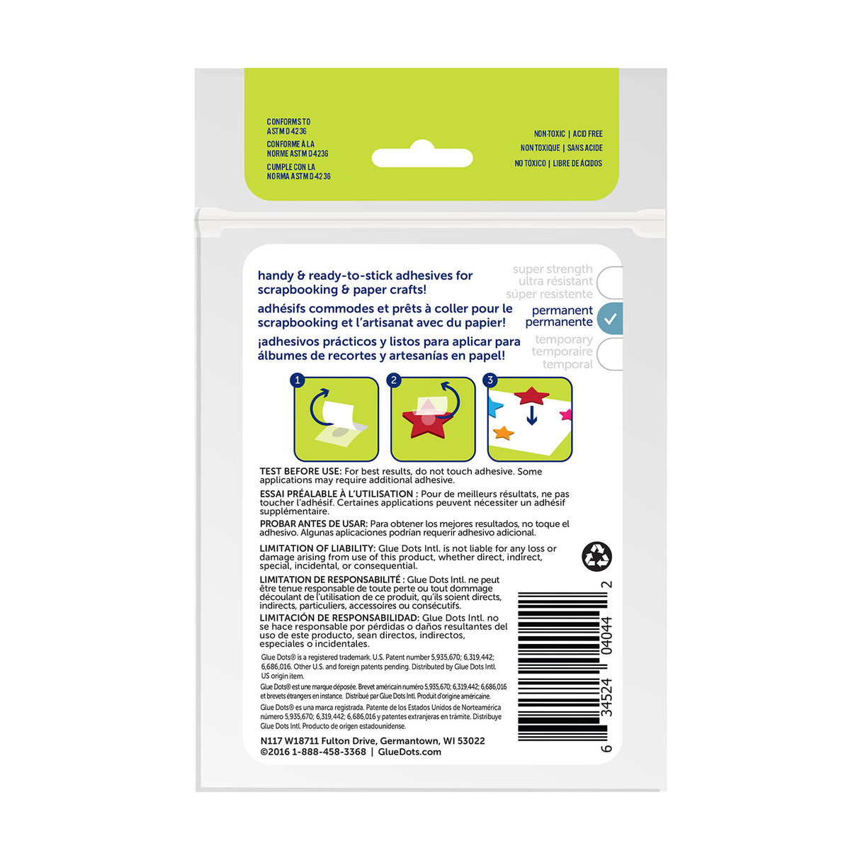 Glue dots • ultra-thin dots sheets 10mm