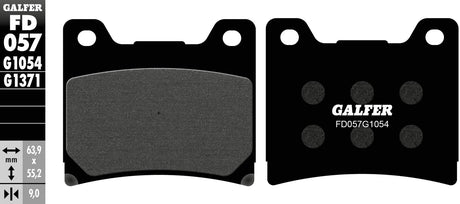 Galfer Bremsbeläge fd057 Bremsbelag fd057 g1054 organisch