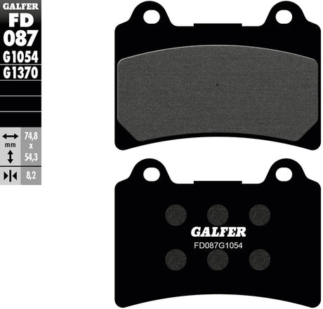 Galfer Bremsbeläge fd087 Bremsbelag fd087 g1054 organisch