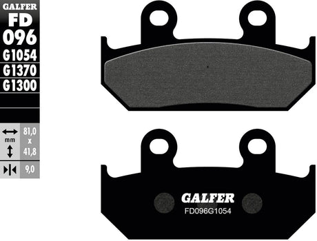 Galfer Bremsbeläge fd096 Bremsbelag fd096 g1054 organisch