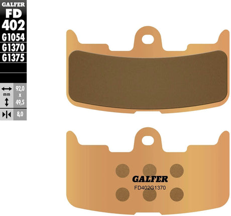 Galfer Bremsbeläge fd402 Bremsbelag fd402 g1370 Sint.Metal Street