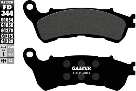 Galfer Bremsbeläge fd344 Bremsbelag fd344 g1054 organischer Standard