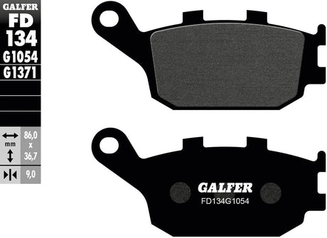 Galfer Bremsbeläge fd134 Bremsbelag fd134 g1054 organisch