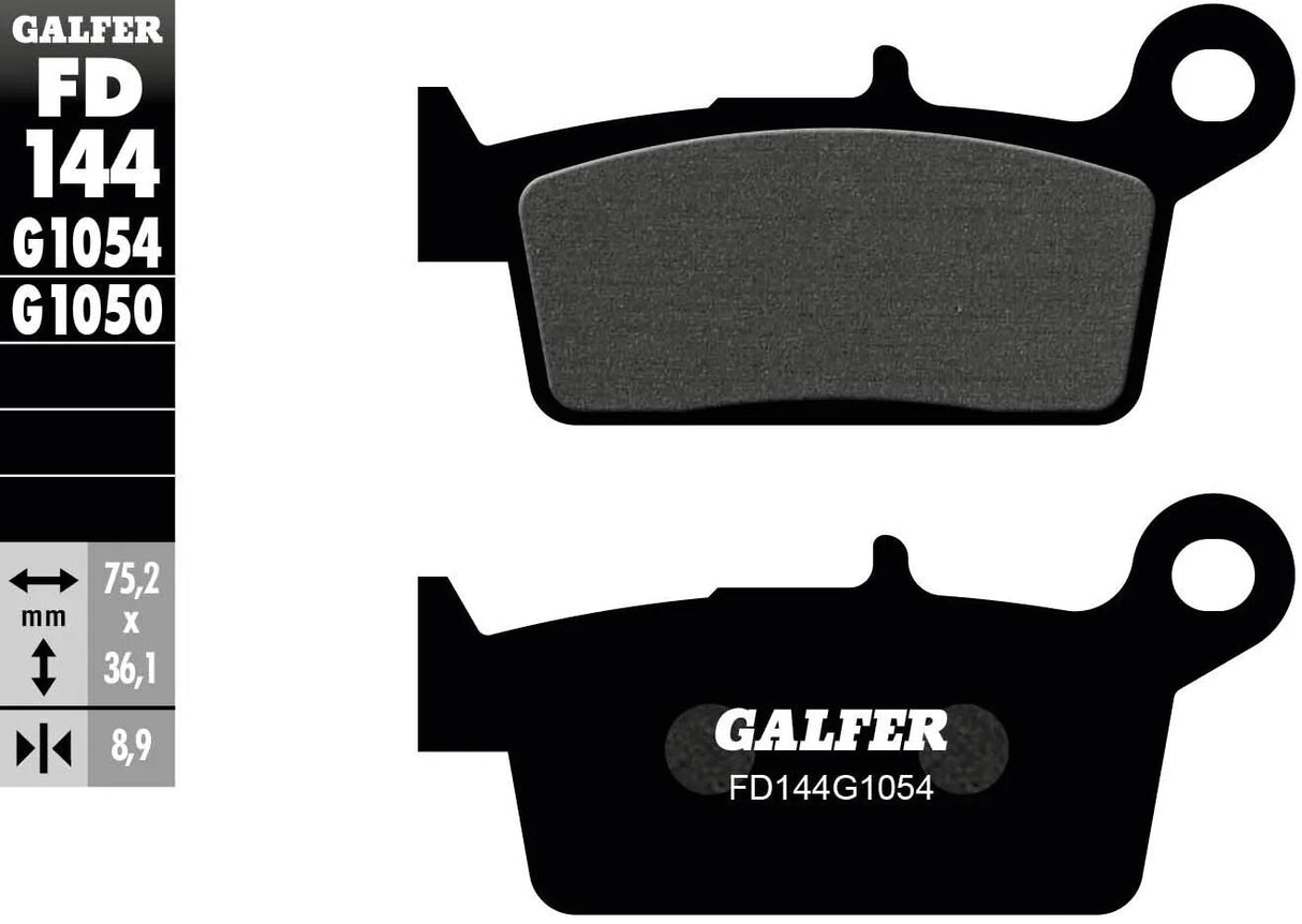 Galfer Bremsbeläge fd144 Bremsbelag fd144 g1054 organisch